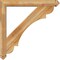 Ekena Millwork Olympic Arts and Crafts Rough Sawn Bracket w/ Offset Brace, Western Red Cedar, 6"W x 40"D x 40"H BKT0604X40X40OLY03RWR - alternate 3